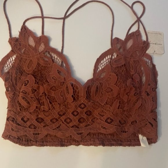 NWT M Free People Intimately FP Adella Longline Bralette - Picture 2 of 6